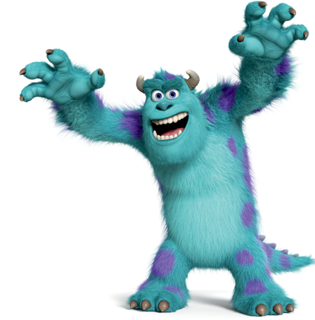 Clip Freeuse Download Inc Png Image Related Wallpapers - Sully Monsters Inc Png (448x455), Png Download