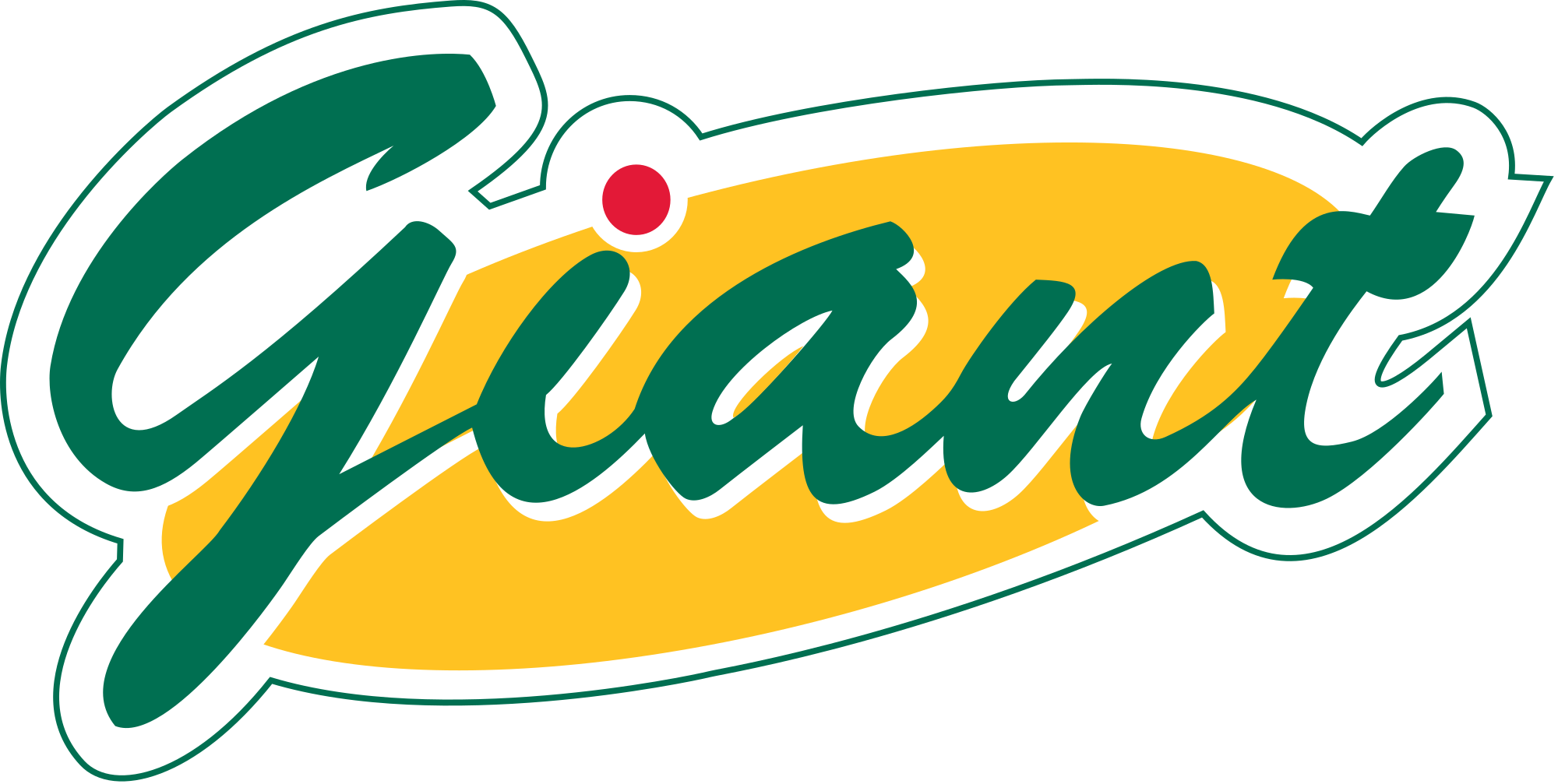 Giants Logo Png - Giant Hypermarket Png (2000x1007), Png Download