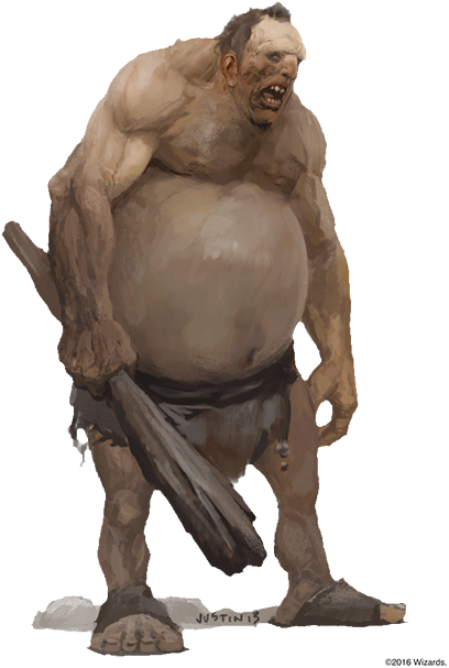 Hill Giant 5e Full His Body's - D&d Giant (450x616), Png Download