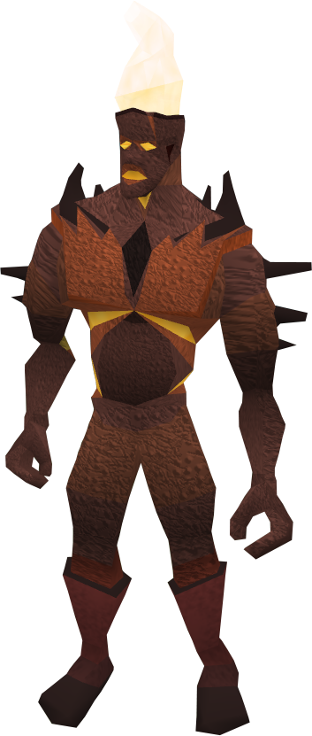 Fire Giant Runescape (353x831), Png Download