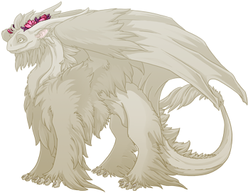 Sakura Flower Crown Tundra F - Neon Dragon (350x350), Png Download