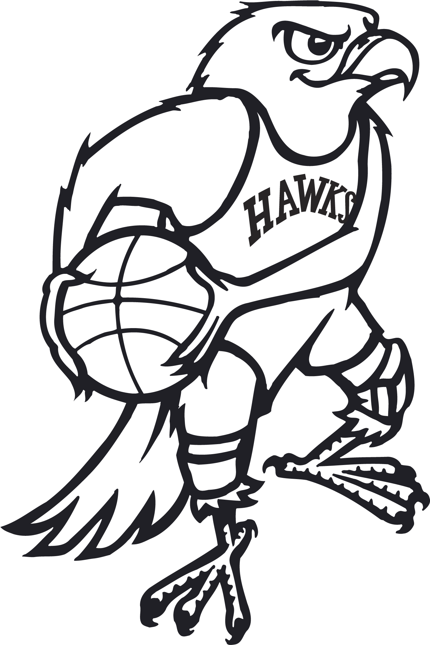 Old Atlanta Hawks Logo - 2003 Nba All-star Game (3840x2160), Png Download