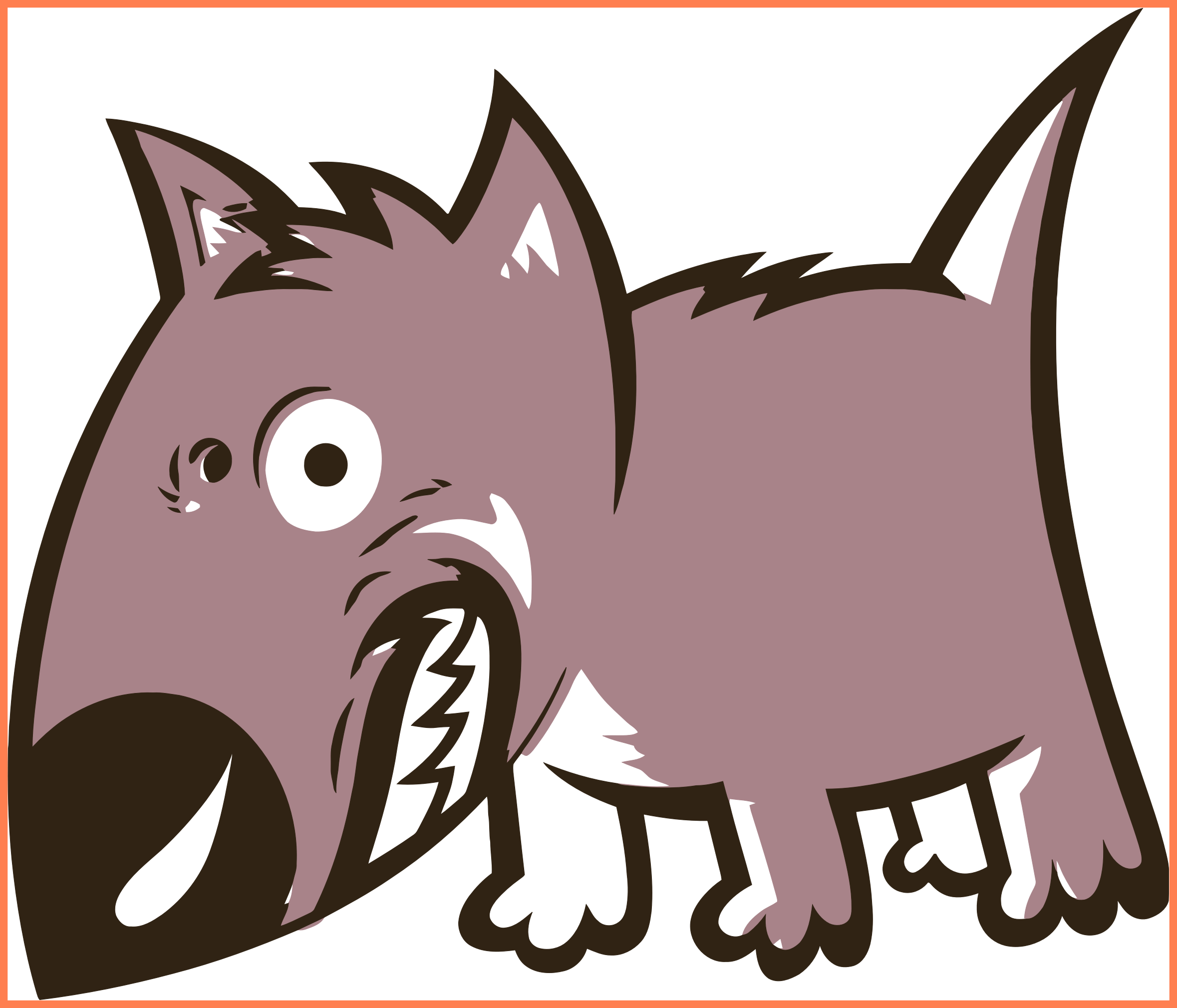 Download Vector Transparent Download Cartoon Dogs Clipart - Angry Dog  Clipart PNG Image with No Background 