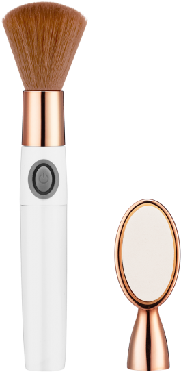 Vibrating Makeup Brush Set - Makeup Brush (550x550), Png Download