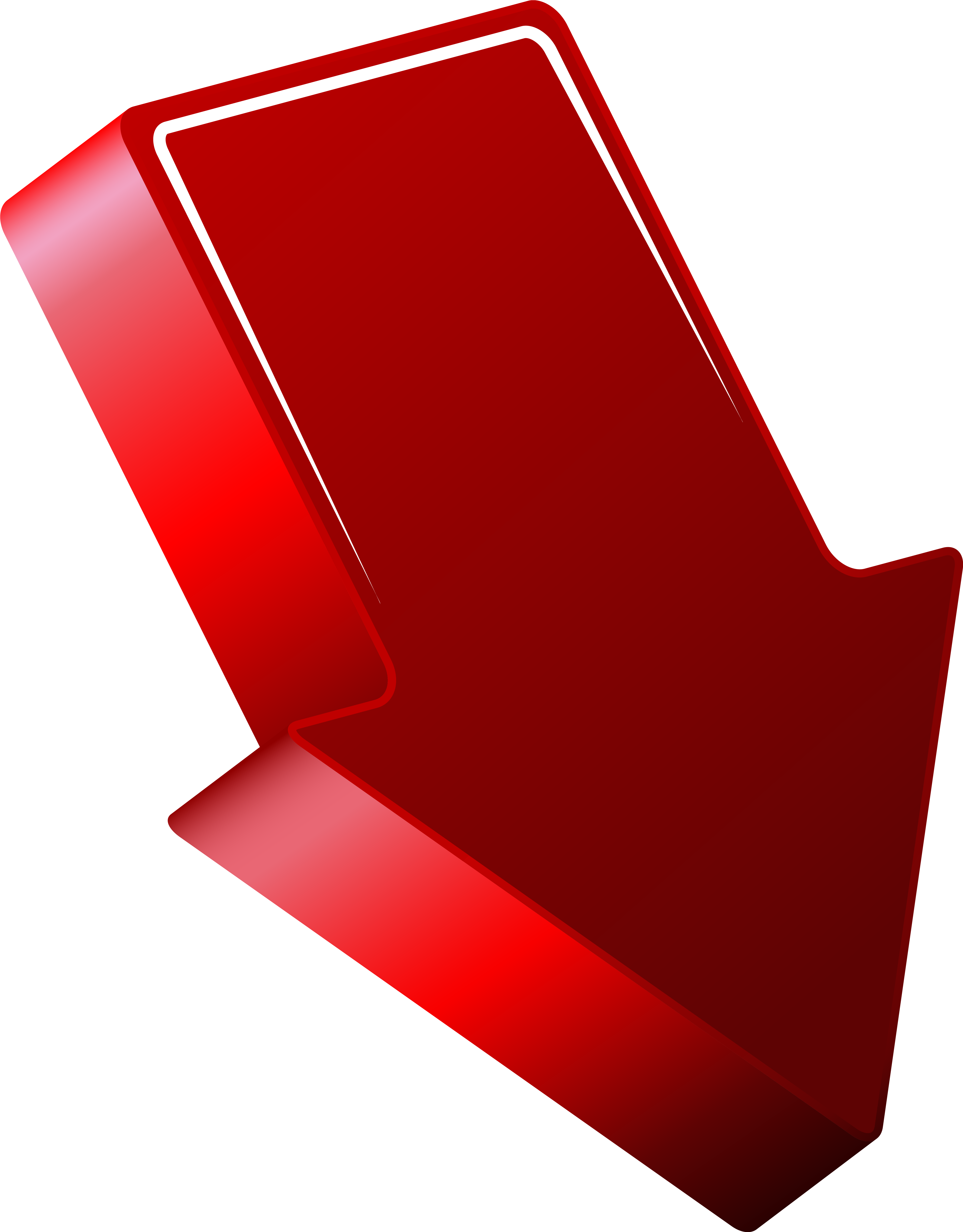 Red Arrow With Transparent Background (4962x6246), Png Download