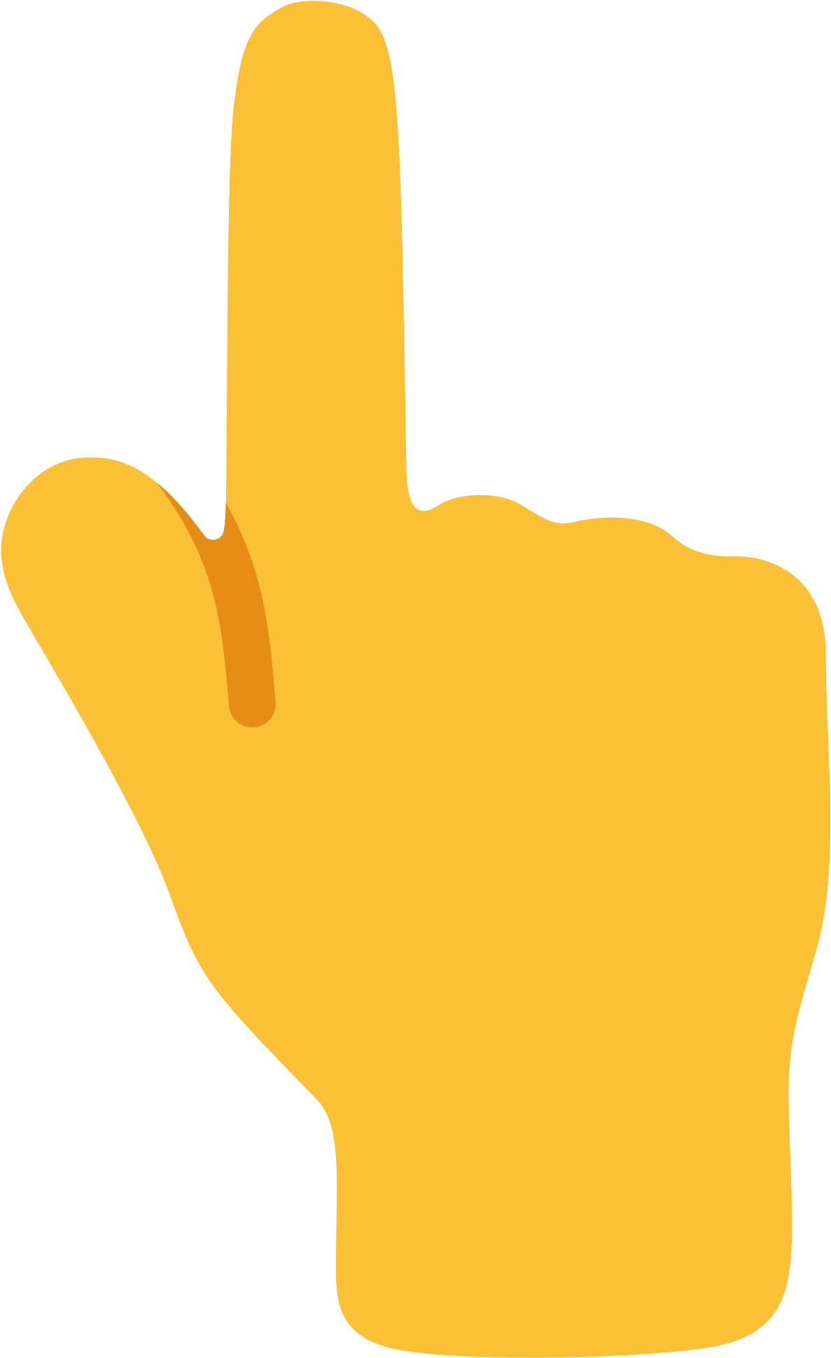 Open - Emoji Finger (2000x2000), Png Download