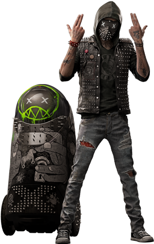 Watch Dogs 2 Story & Game Details - Watch Dogs 2 Outfits (320x475), Png Download