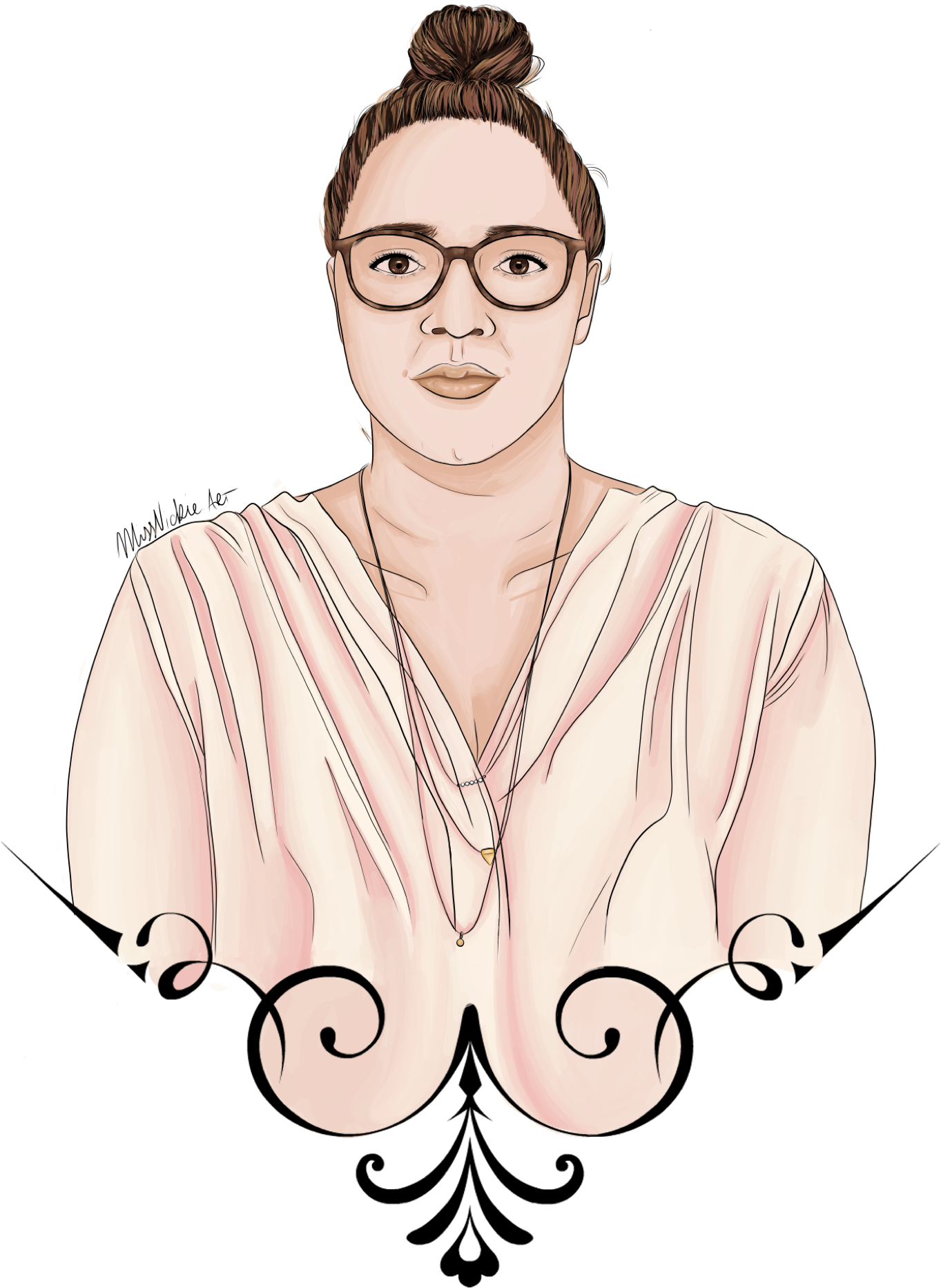 Another Autoportrait Made On Illustrator - Les Trésors De Lily M5724 - Planche De Stickers 'un (1440x1963), Png Download
