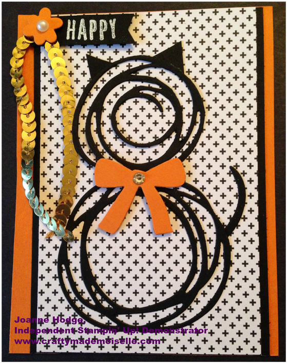 Su Swirly Scribbles Black Cat Card More - Greeting Card (716x716), Png Download