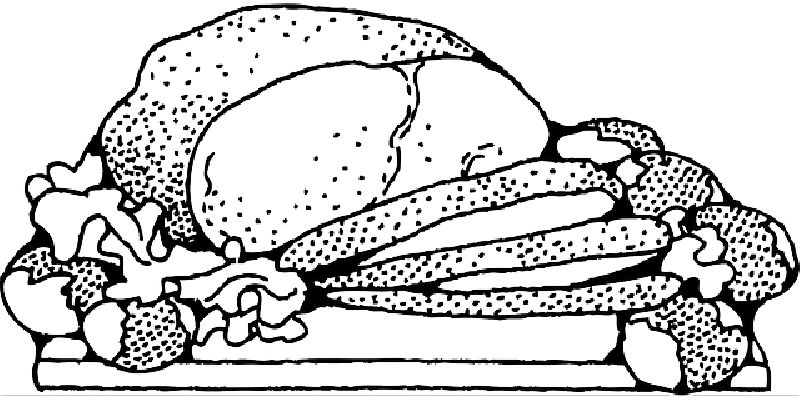 Port, Food, Cartoon, Pig, Potatoes, Beef, Lunch, Meat - Beef Steak Clip Art Black And White (640x320), Png Download