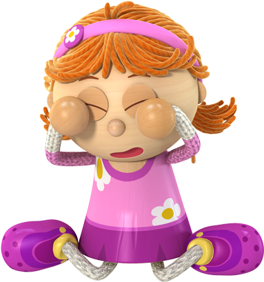 Tallulah-wrong - Tickety Toc (397x600), Png Download