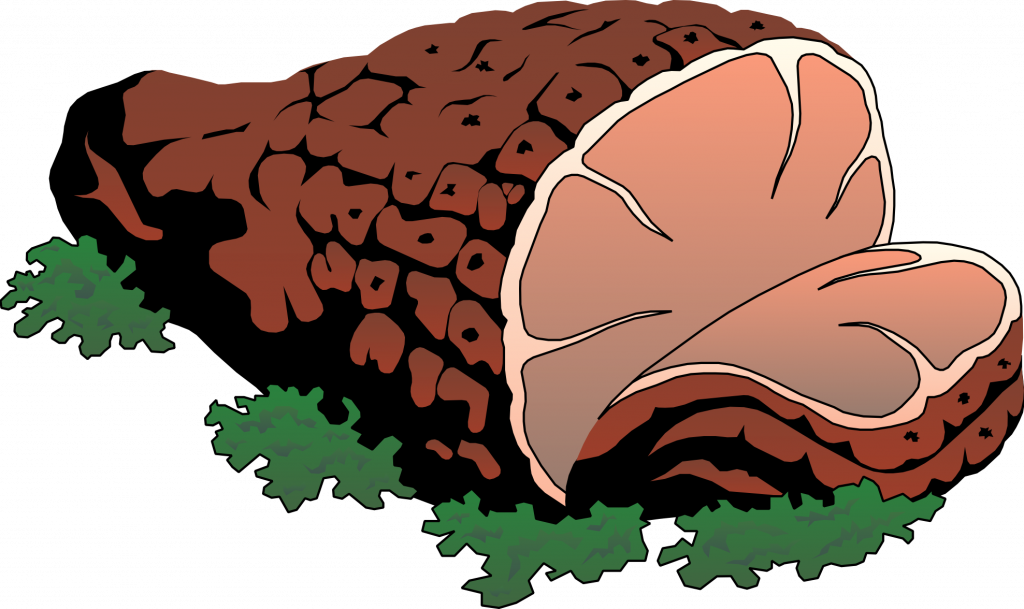 Surprising Design Meat Station Cilpart Lovely Unique - Roast Beef Clipart Png (1024x609), Png Download