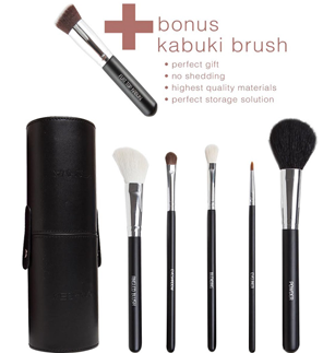 Makeup Brushes With Brush Holder - Make Up Brushes By Keshima? - Get The Top 5 Must-have (600x322), Png Download