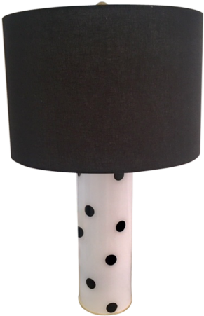 Terrific Kate Spade Polka Dot Lamp On Viyet Designer - Kate Spade Table Lamp (736x460), Png Download