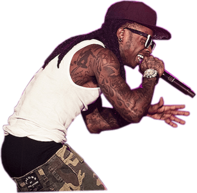 Music Stars - Lil Wayne Png (400x392), Png Download