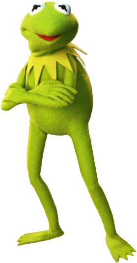 Kermit-armsfolded - Kermit Png (339x541), Png Download