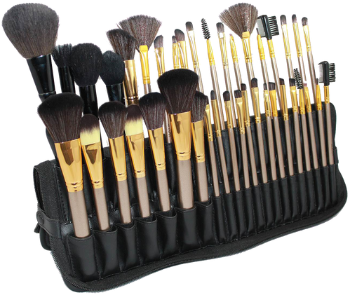 Makeup Brush Easel (500x500), Png Download