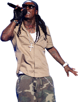 Lil Wayne Singing Psd - Lil Wayne (307x400), Png Download