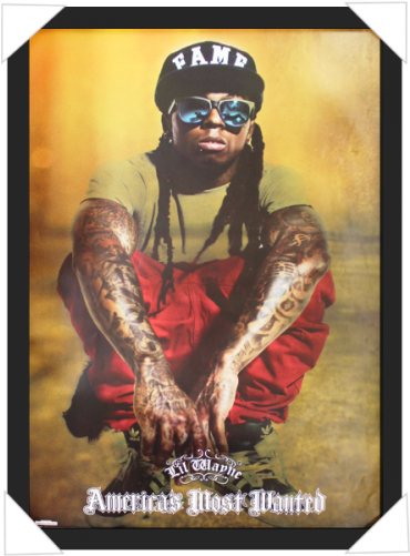 #284 - Lil Wayne Poster (500x500), Png Download