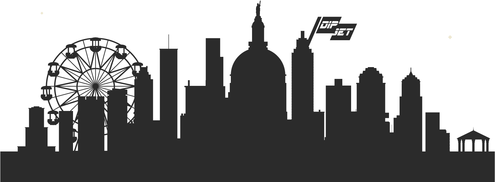 Lil Wayne Cuts Show Short After Gunshot Rumor Causes - Atlanta City Skyline Vector (1633x711), Png Download