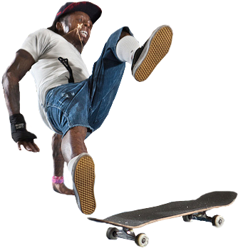 Transparent Image Of Lil Wayne Falling Off A Skateboard - Lil Wayne Skateboard Meme (427x640), Png Download