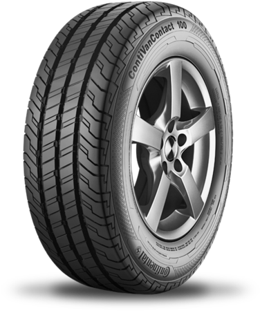 Llanta 195/75 R 16 107/105r Continental Contivancontact - Continental Van Contact 100 (391x480), Png Download