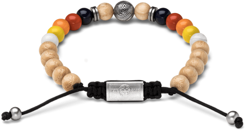 Houston Astros™ Round Macrame Bracelet 8mm - Bracelet (1024x1024), Png Download