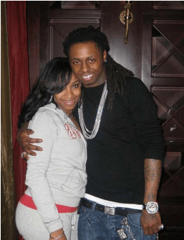 Lil Wayne Toya Wright - Lil Wayne And His Ex Wife (608x342), Png Download