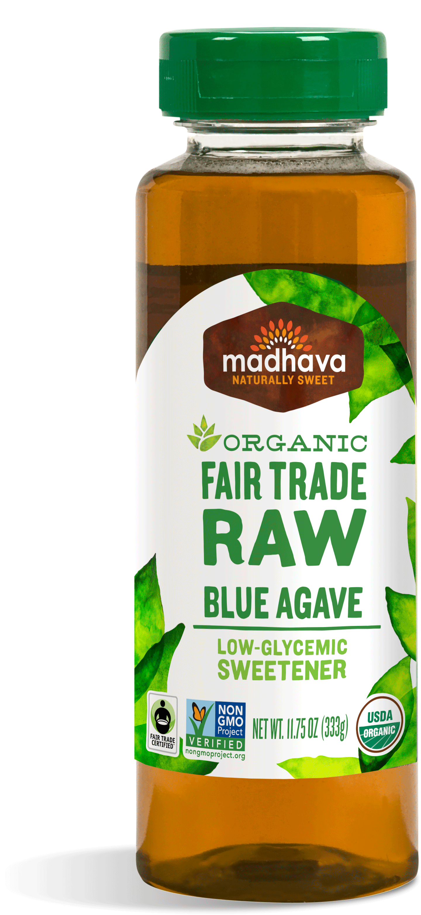 Organic Fair Trade Raw Agave - Madhava Organic Raw Agave Nectar - 23.5 Fl Oz (2475x3272), Png Download