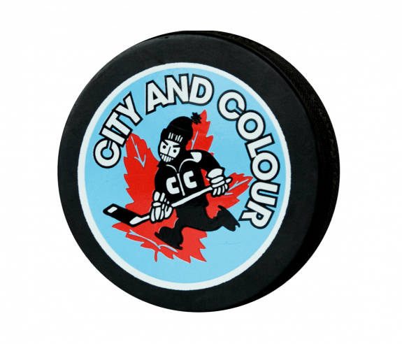 City And Colourhockey Puck - Dallas Green (575x492), Png Download