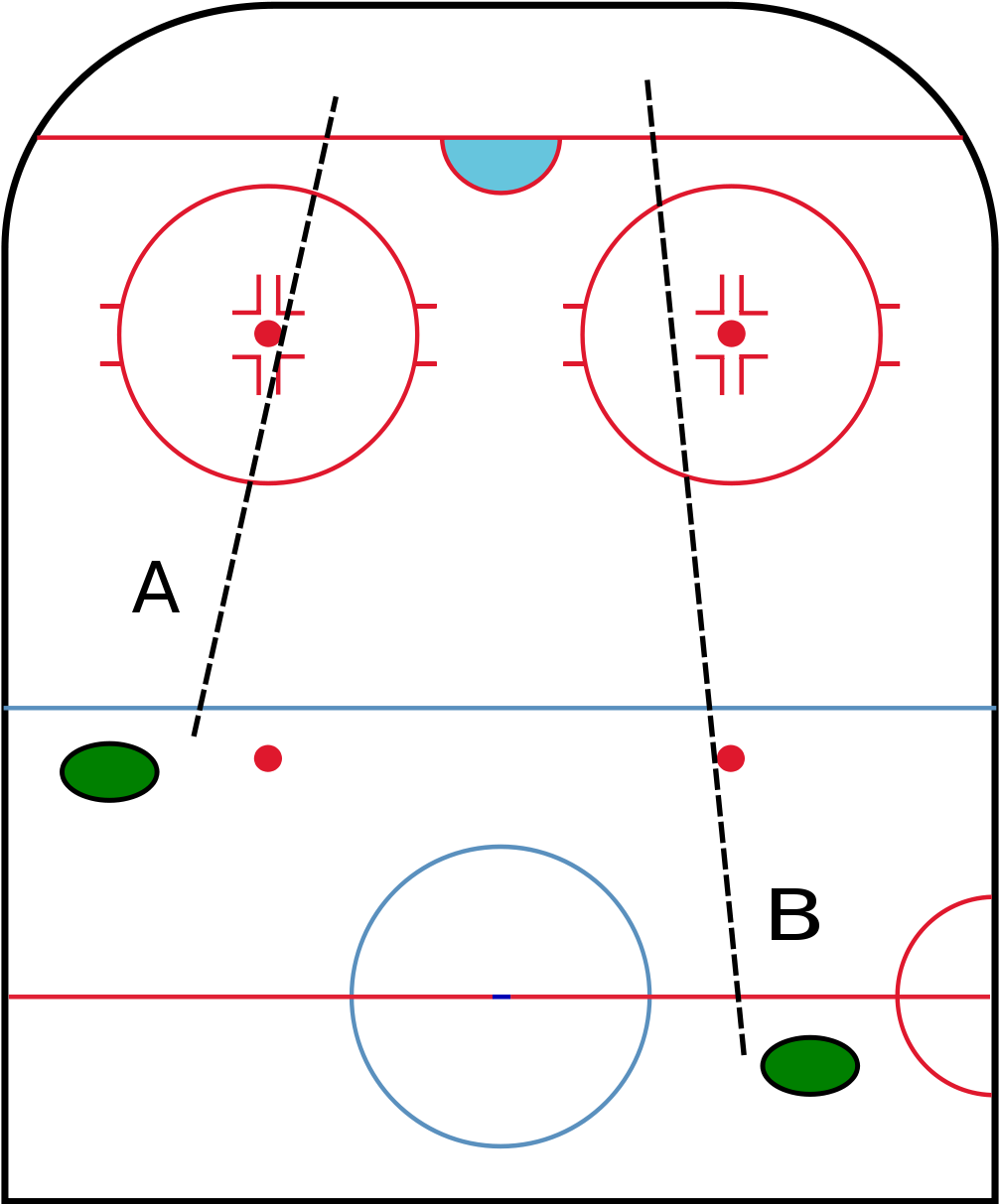 Icing In Hockey (1200x1222), Png Download