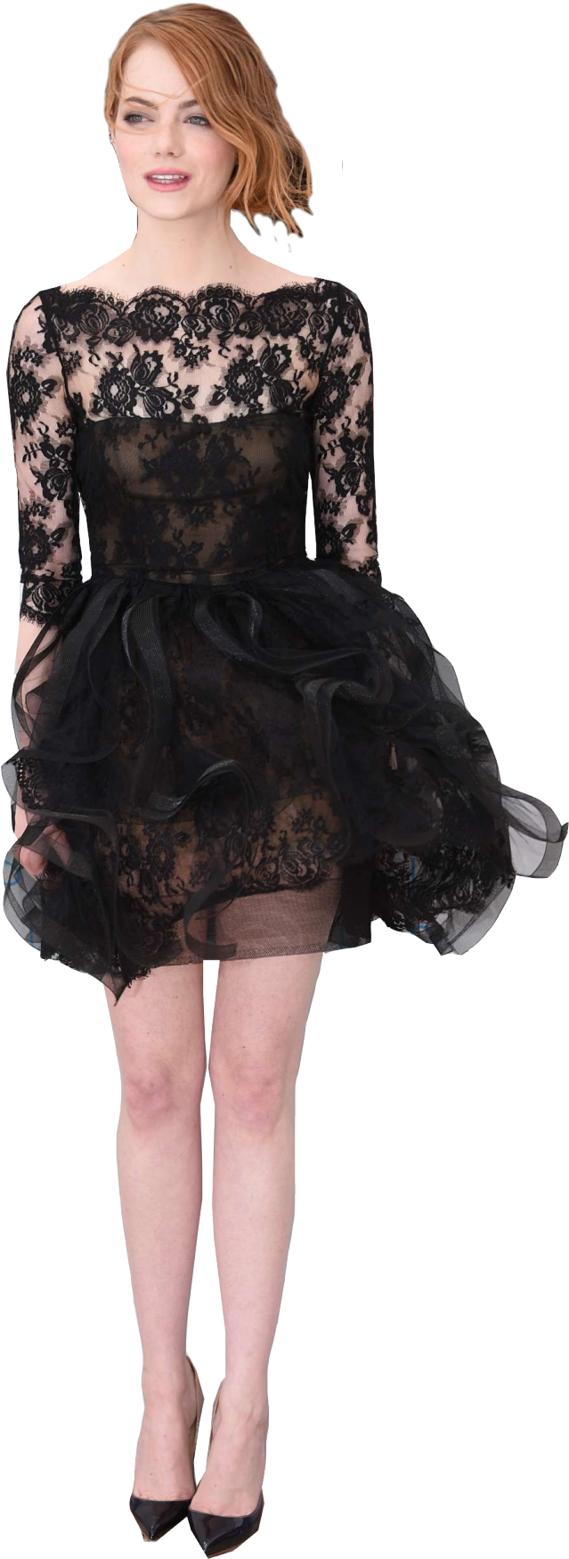 Emma Stone Png Pngs Transparent Transparent Png Taystyles13 - Little Black Dress (1280x1920), Png Download