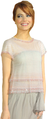 Does Emma Stone Need Our Help To Become An A-lister - Clothing (330x412), Png Download