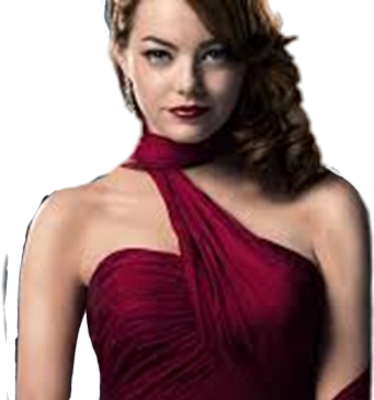 Emma Stone Gangsters Squad (341x365), Png Download