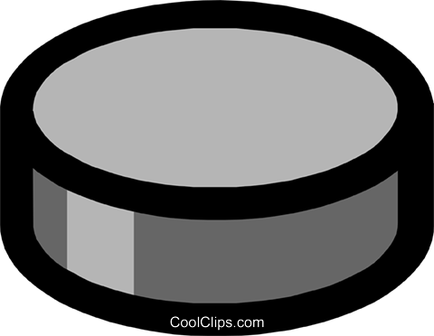 Hockey Puck Royalty Free Vector Clip Art Illustration - Circle (480x372), Png Download