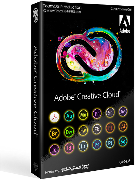 Adobe Creative Cloud 2018 Collection (550x612), Png Download