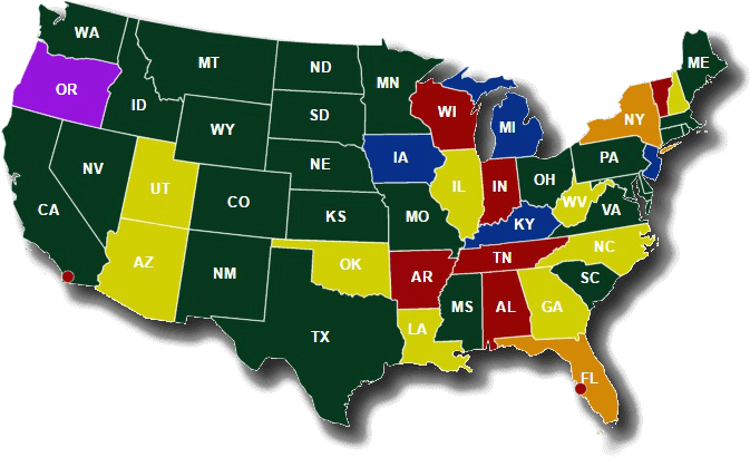 Legal Status Of Kratom Map (777x425), Png Download