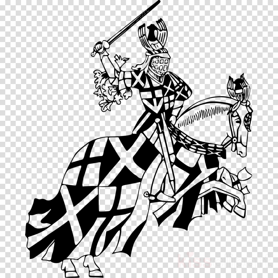 Horse Middle Ages Knight Tinkerbell Coloring Book (900x900), Png Download