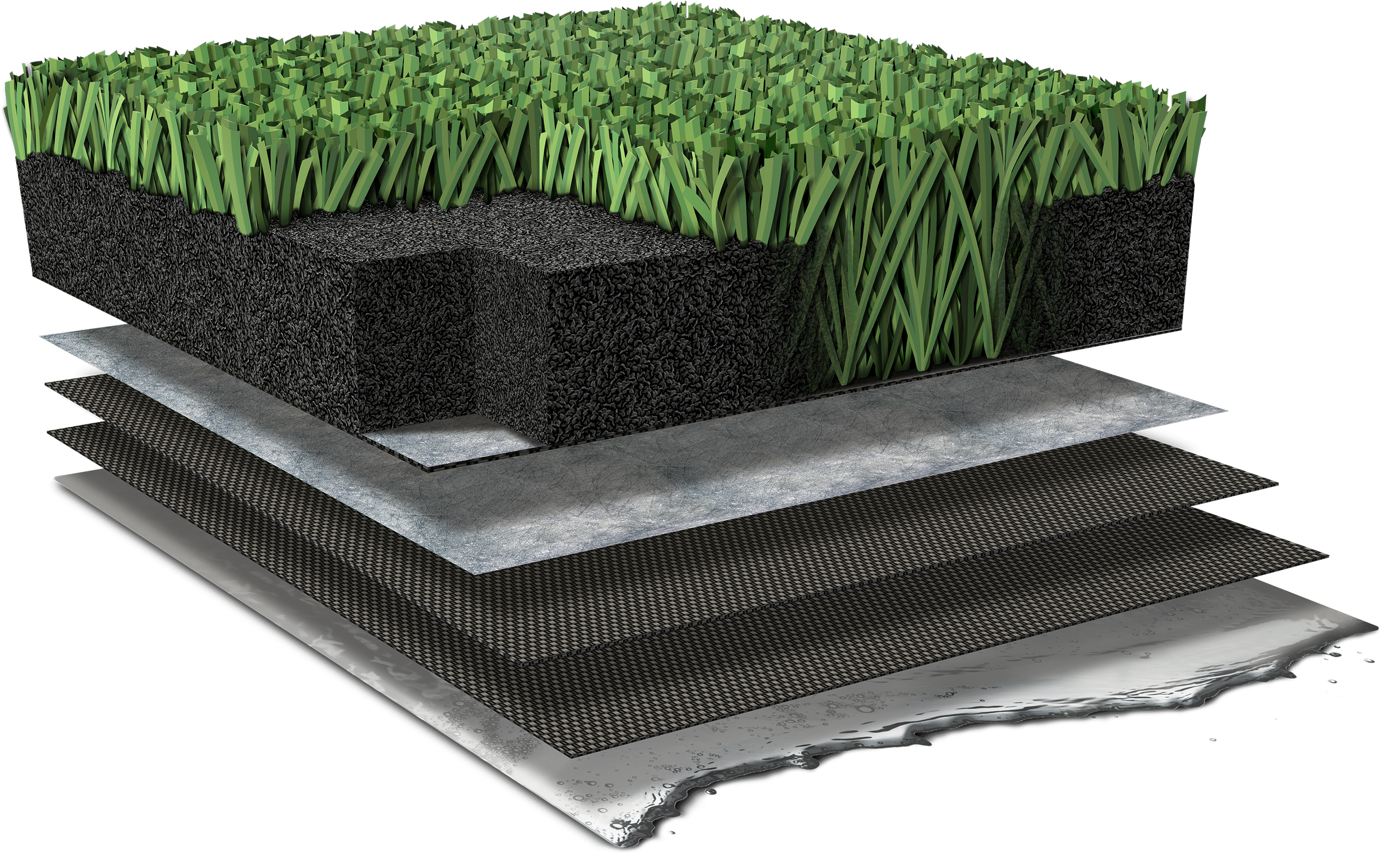 Sprinturf's Parallel Long Slit Fibrillated Fibers Are (1024x702), Png Download