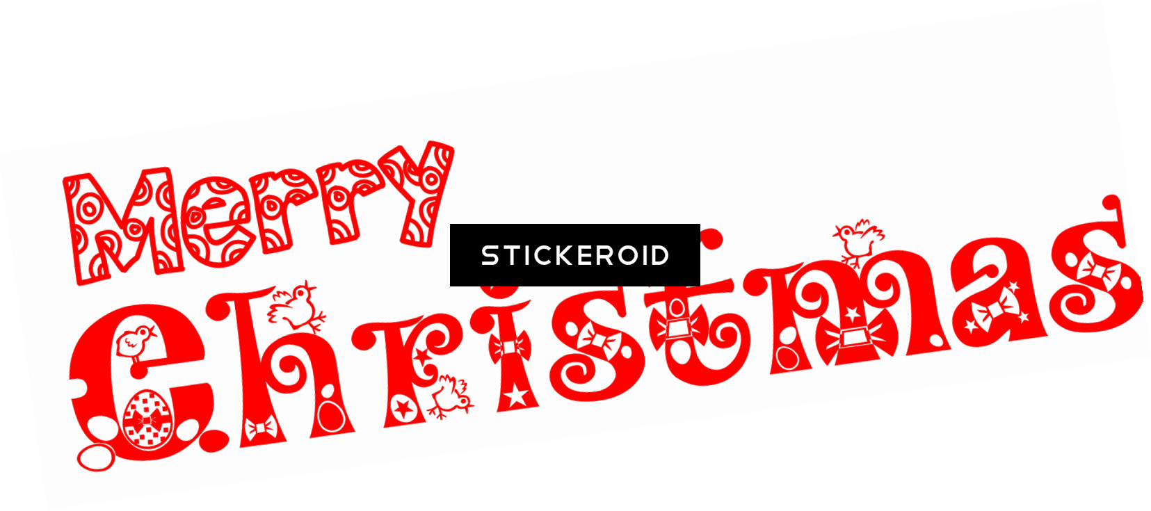 Merry Christmas Text (1655x735), Png Download