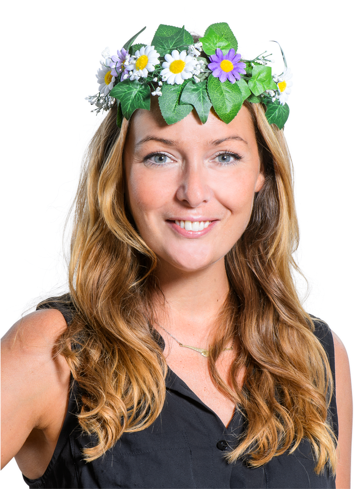 Mid Summer Flower Crown, , Large (743x1014), Png Download