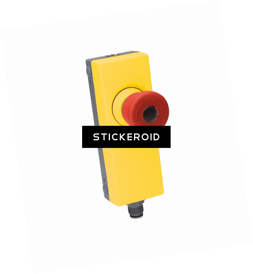 Industrial Emergency Stop Button (1029x1115), Png Download