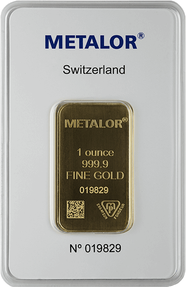 Picture Of 1 Oz Lbma- Approved Brand Gold Bar (600x600), Png Download