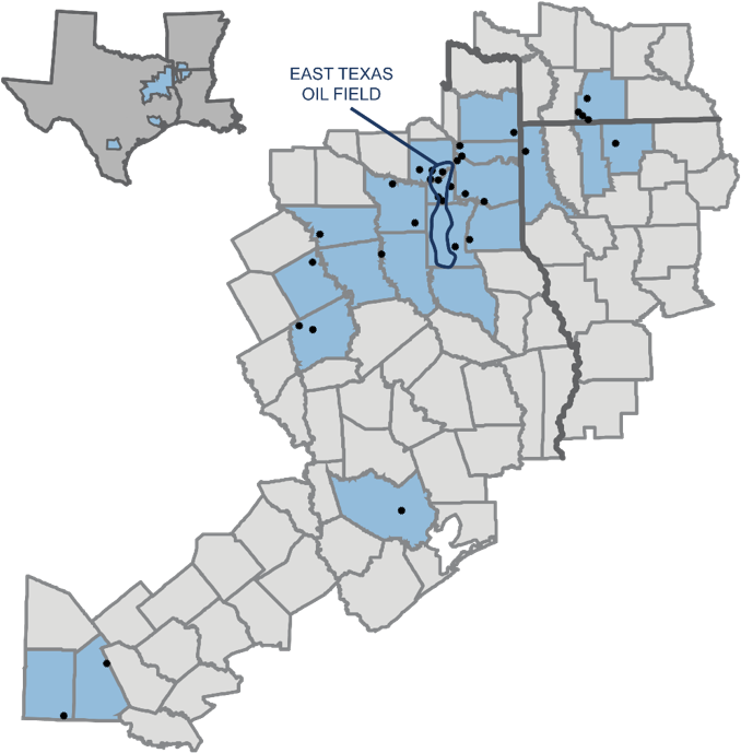 Our Fields Producing From The Cotton Valley Formation (710x741), Png Download