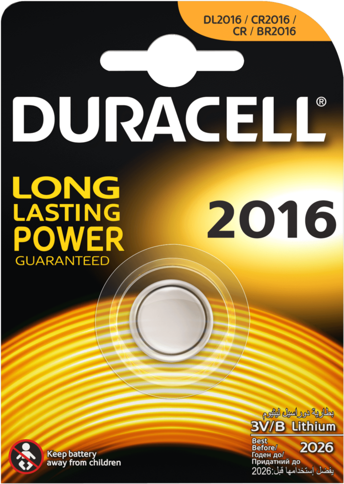 Lithium Coin 2016 Batteries (1024x1024), Png Download