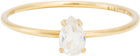 Teardrop Ring Image (939x1024), Png Download