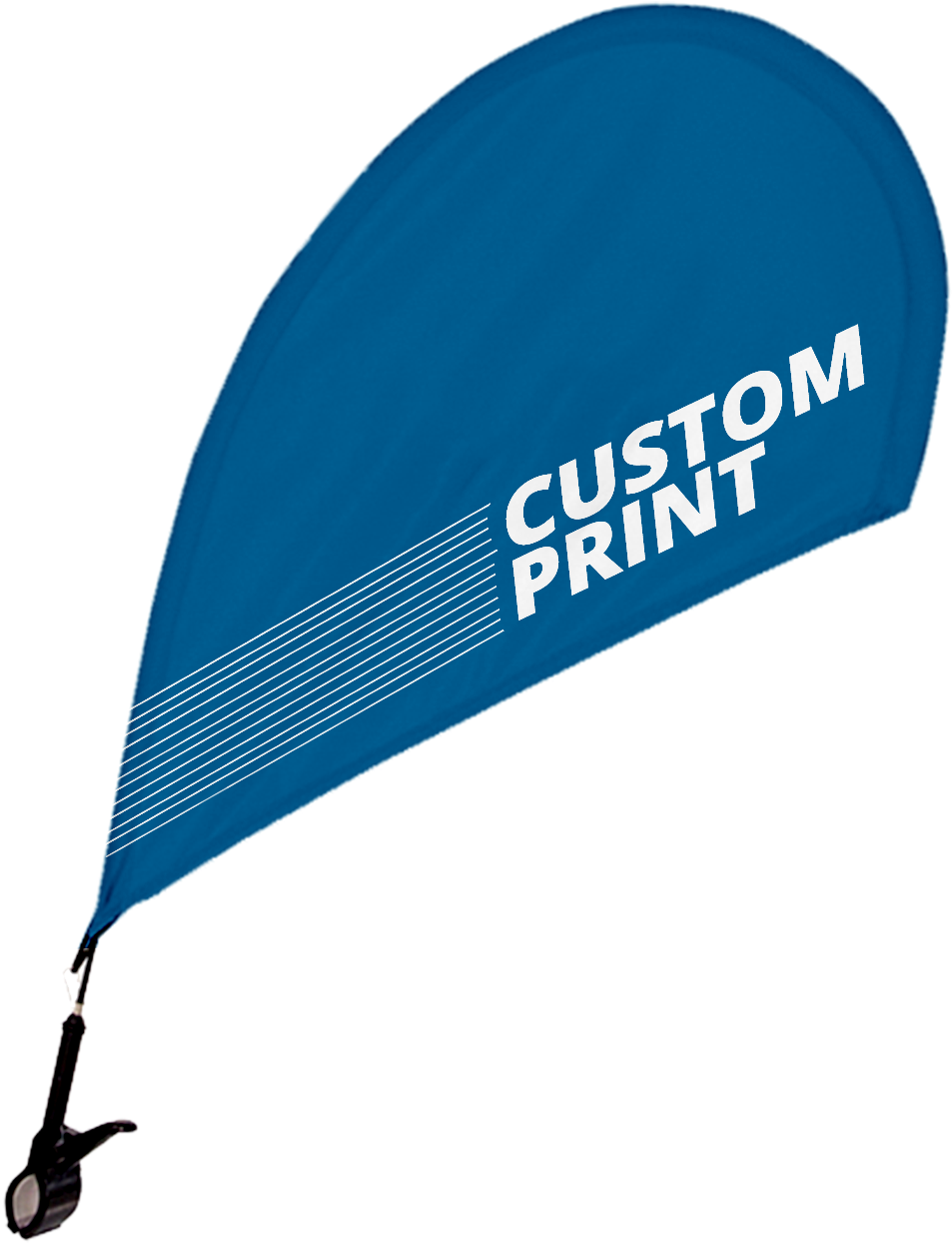 Custom Clip Teardrop Flag (1601x1601), Png Download