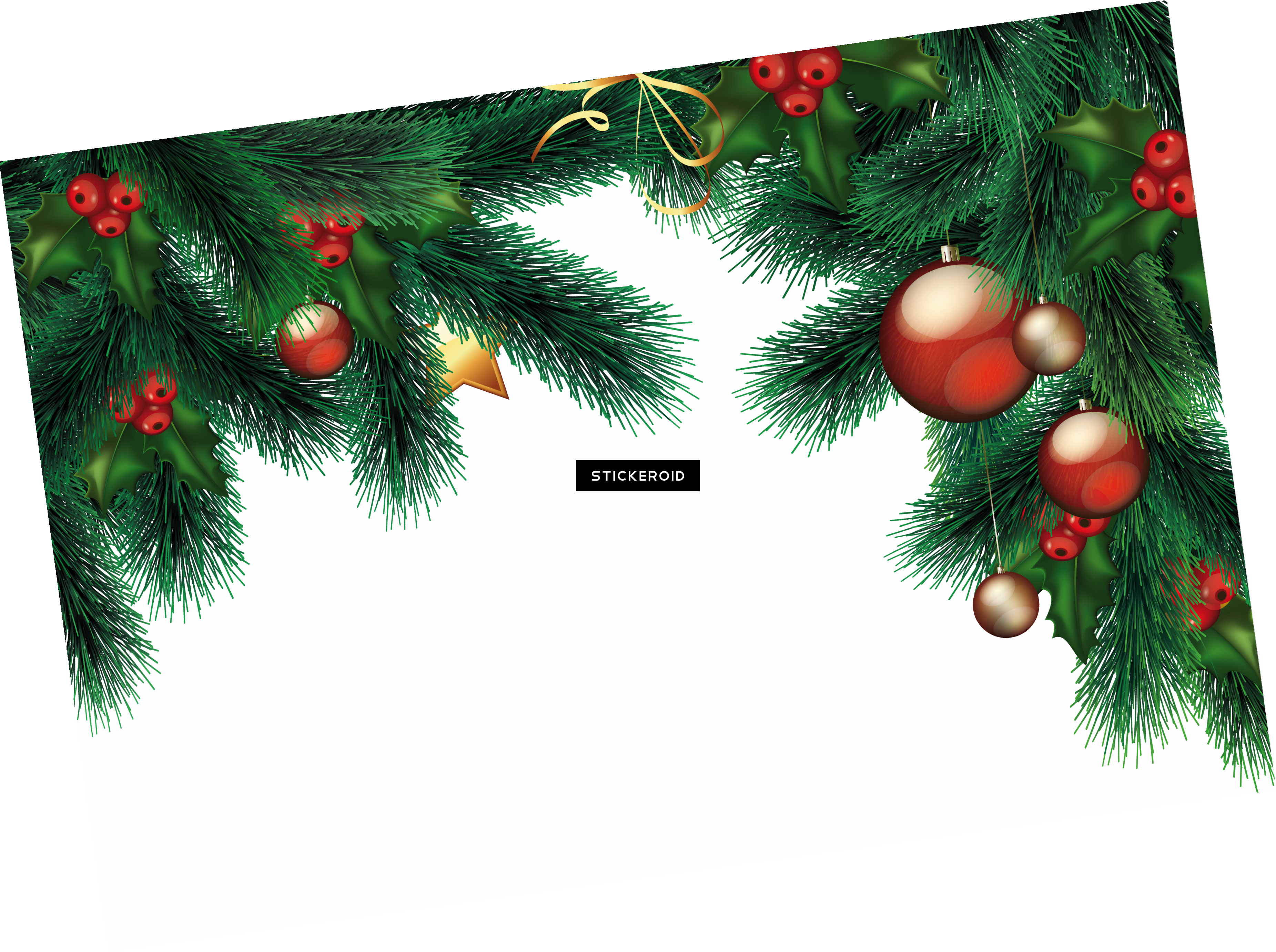 Christmas Bell (3702x2761), Png Download