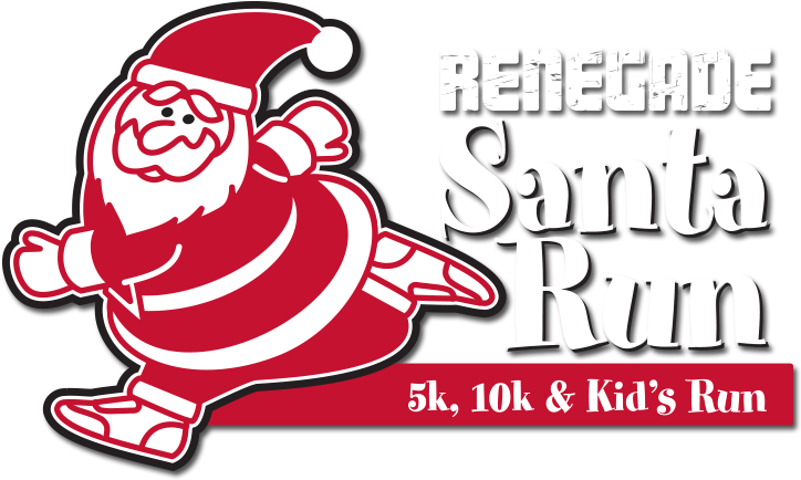 Renegade Santa Run 5k, 10k, Kids Run (800x450), Png Download