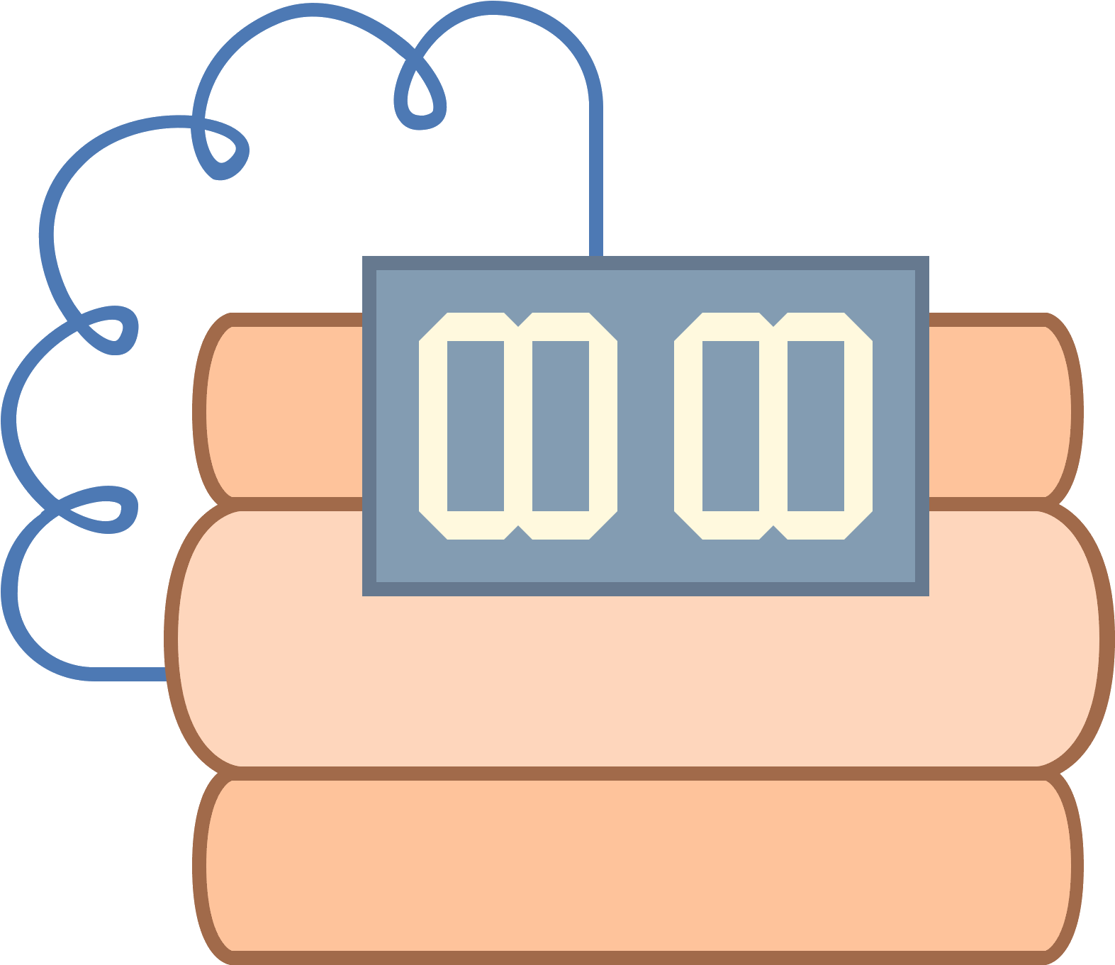 There Is A Bomb (1600x1600), Png Download